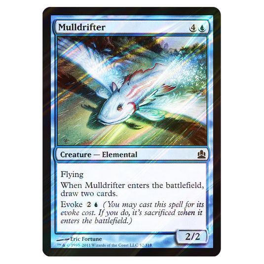 Mulldrifter 52 card from the Magic The Gathering set Commander 2011