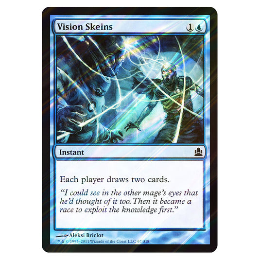 Vision Skeins 67 card from the Magic The Gathering set Commander 2011