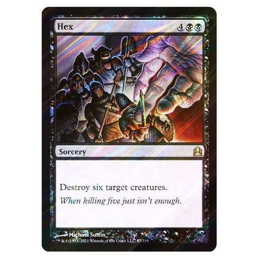 Hex 87 card from the Magic The Gathering set Commander 2011