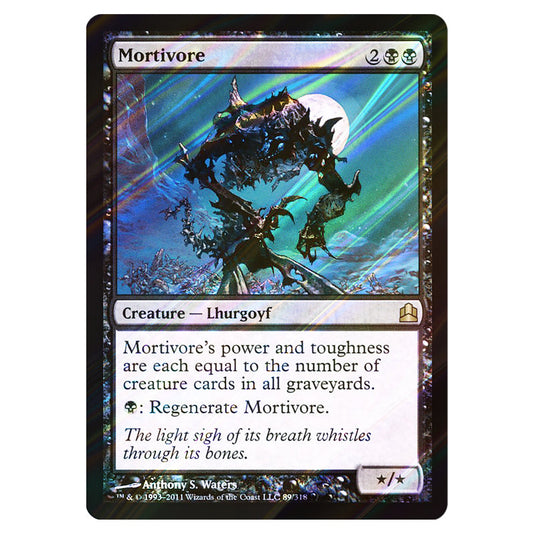 Mortivore 89 card from the Magic The Gathering set Commander 2011