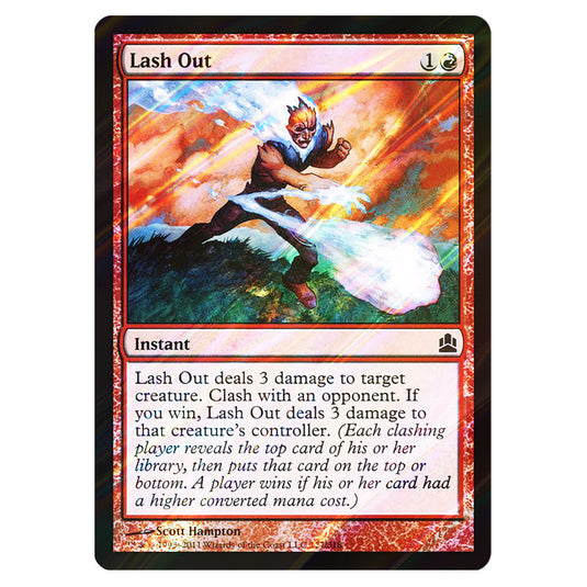 Lash Out 127 card from the Magic The Gathering set Commander 2011