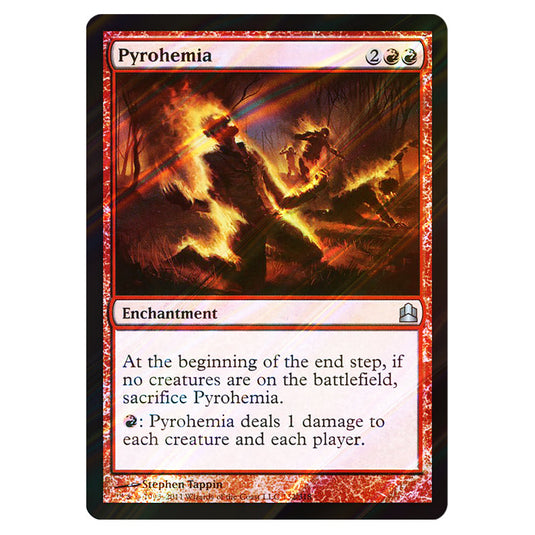 Pyrohemia 132 card from the Magic The Gathering set Commander 2011