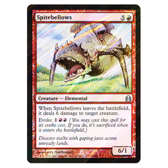 Spitebellows 135 card from the Magic The Gathering set Commander 2011