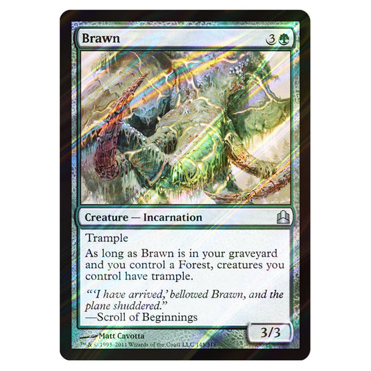 Brawn 145 card from the Magic The Gathering set Commander 2011