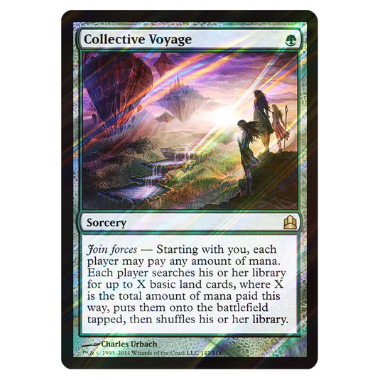Collective Voyage 147 card from the Magic The Gathering set Commander 2011