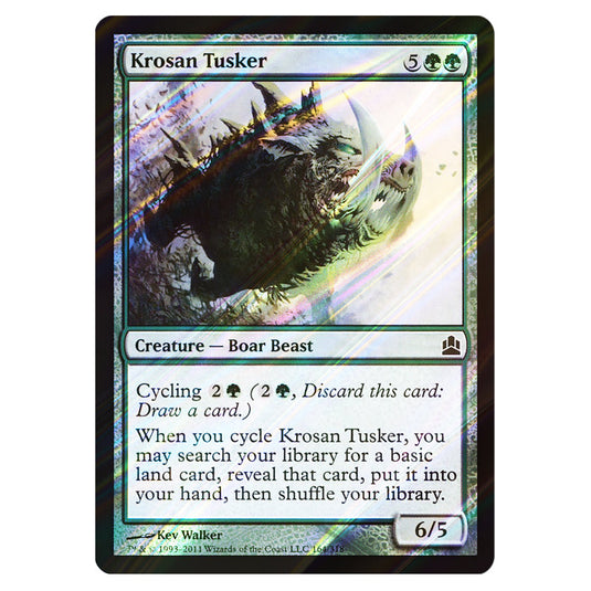 Krosan Tusker 164 card from the Magic The Gathering set Commander 2011