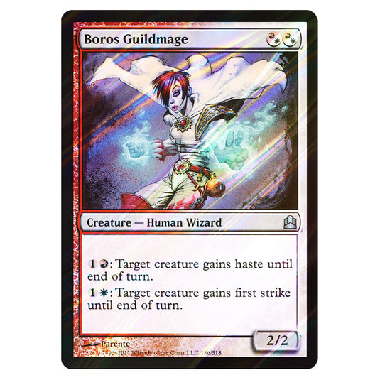 Boros Guildmage 186 card from the Magic The Gathering set Commander 2011