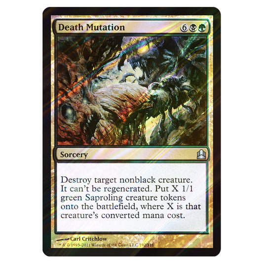 Death Mutation 192 card from the Magic The Gathering set Commander 2011
