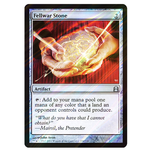 Fellwar Stone 248 card from the Magic The Gathering set Commander 2011