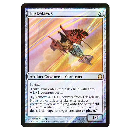 Triskelavus 263 card from the Magic The Gathering set Commander 2011
