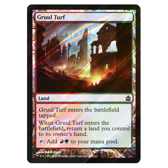 Gruul Turf 276 card from the Magic The Gathering set Commander 2011