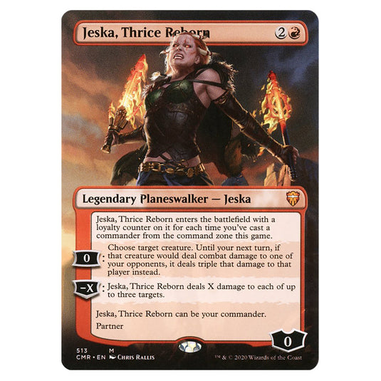 Jeska, Thrice Reborn 513 card from the Magic The Gathering set Commander Legends