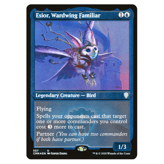 Esior, Wardwing Familiar 557 card from the Magic The Gathering set Commander Legends