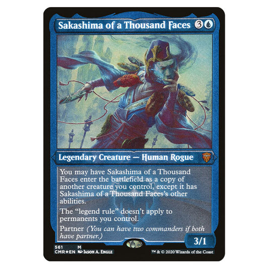 Sakashima of a Thousand Faces 561 card from the Magic The Gathering set Commander Legends