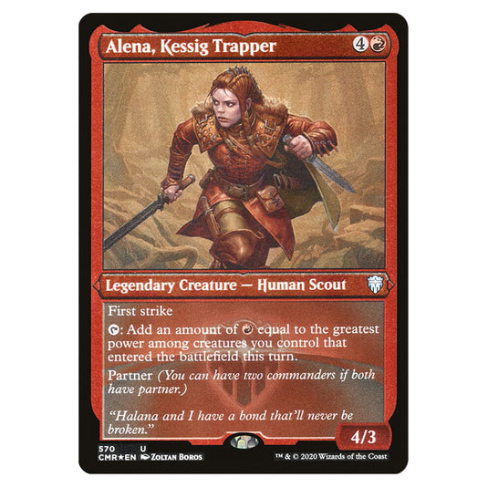 Alena, Kessig Trapper 570 card from the Magic The Gathering set Commander Legends