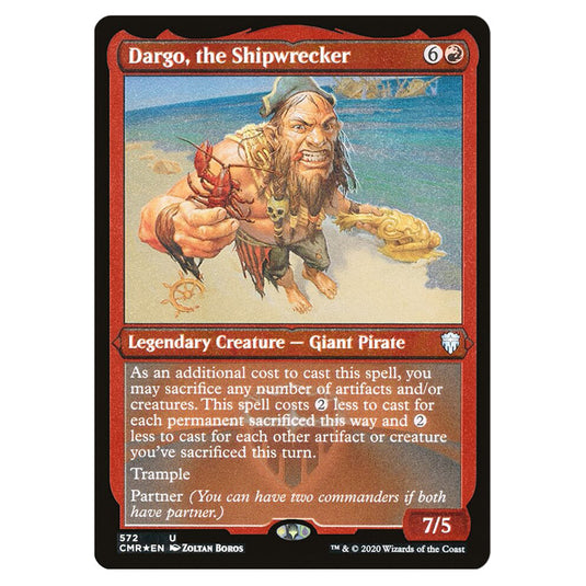 Dargo, the Shipwrecker 572 card from the Magic The Gathering set Commander Legends