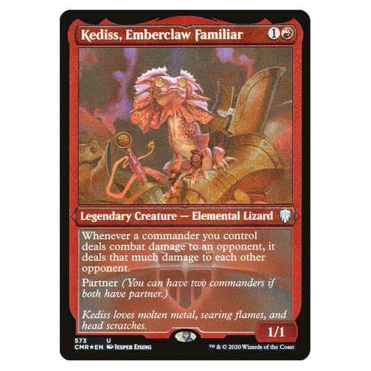 Kediss, Emberclaw Familiar 573 card from the Magic The Gathering set Commander Legends