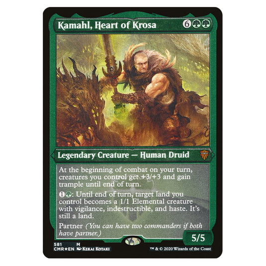 Kamahl, Heart of Krosa 581 card from the Magic The Gathering set Commander Legends