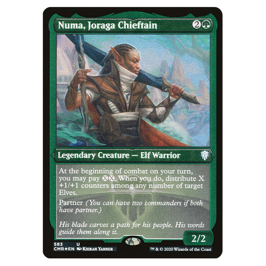 Numa, Joraga Chieftain 583 card from the Magic The Gathering set Commander Legends