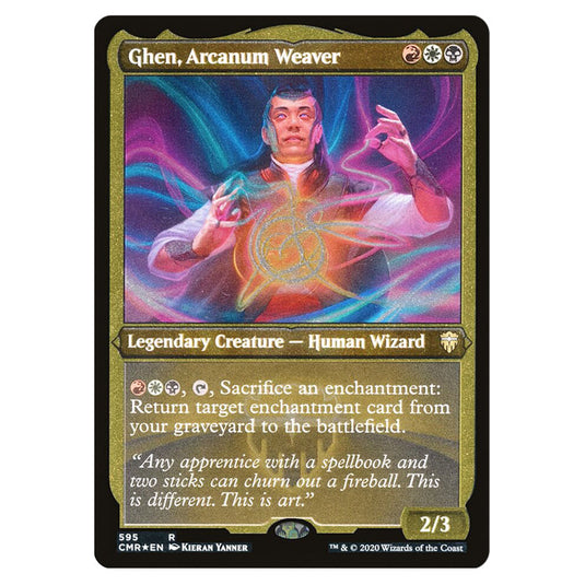 Ghen, Arcanum Weaver 595 card from the Magic The Gathering set Commander Legends