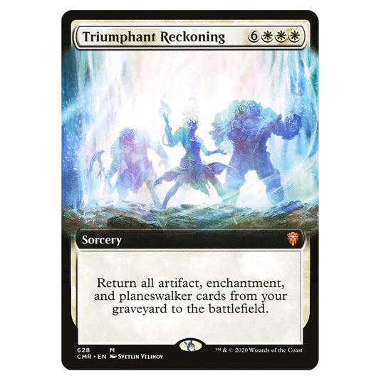 Triumphant Reckoning 628 card from the Magic The Gathering set Commander Legends