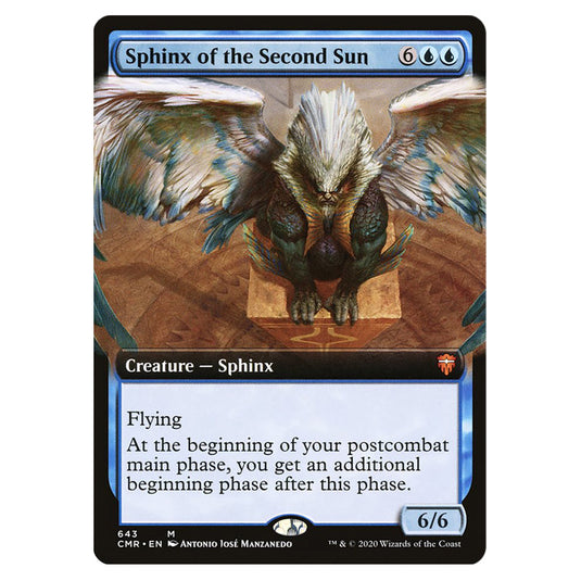 Sphinx of the Second Sun 643 card from the Magic The Gathering set Commander Legends