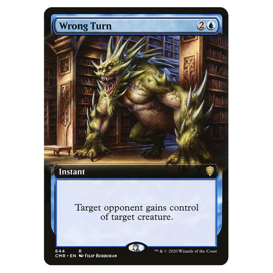 Wrong Turn 644 card from the Magic The Gathering set Commander Legends