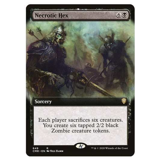 Necrotic Hex 649 card from the Magic The Gathering set Commander Legends
