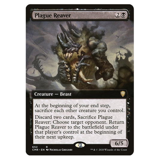 Plague Reaver 652 card from the Magic The Gathering set Commander Legends