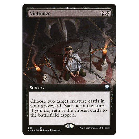 Victimize 657 card from the Magic The Gathering set Commander Legends