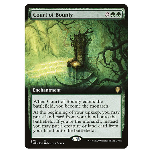 Court of Bounty 676 card from the Magic The Gathering set Commander Legends