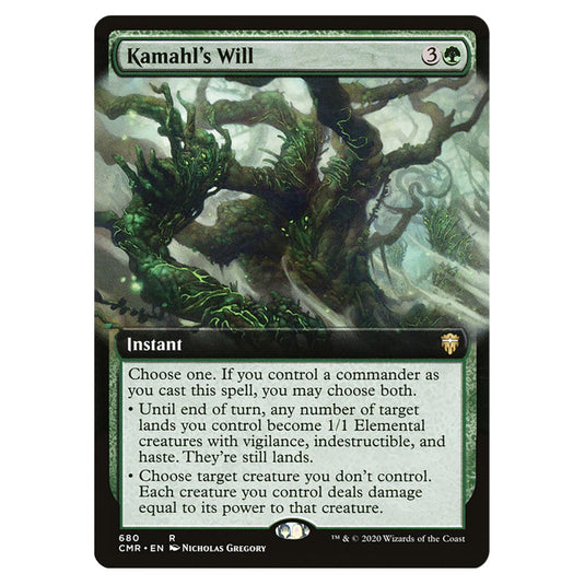Kamahl's Will 680 card from the Magic The Gathering set Commander Legends