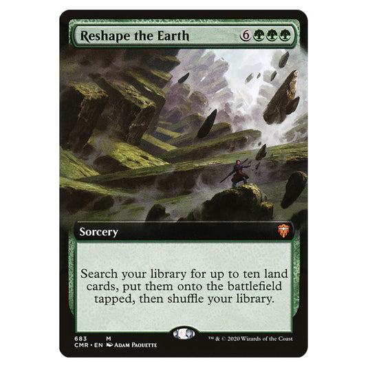 Reshape the Earth 683 card from the Magic The Gathering set Commander Legends