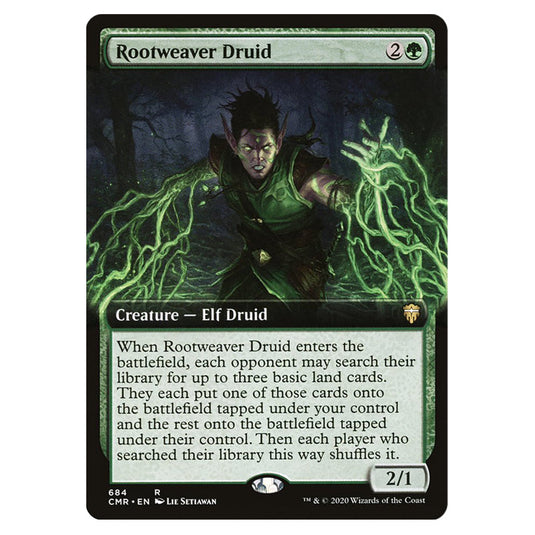 Rootweaver Druid 684 card from the Magic The Gathering set Commander Legends