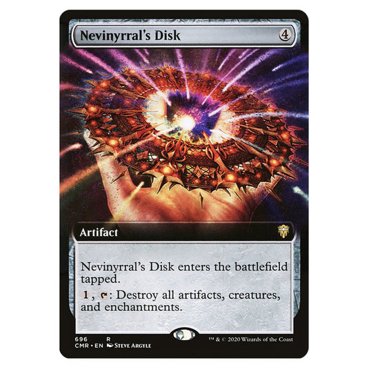 Nevinyrral's Disk 696 card from the Magic The Gathering set Commander Legends