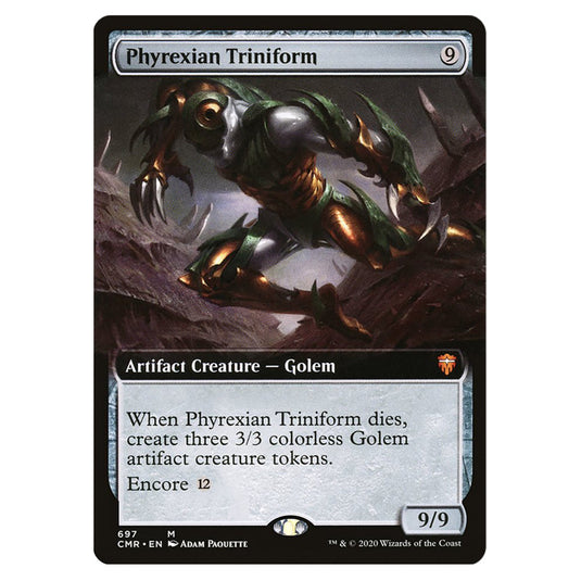 Phyrexian Triniform 697 card from the Magic The Gathering set Commander Legends