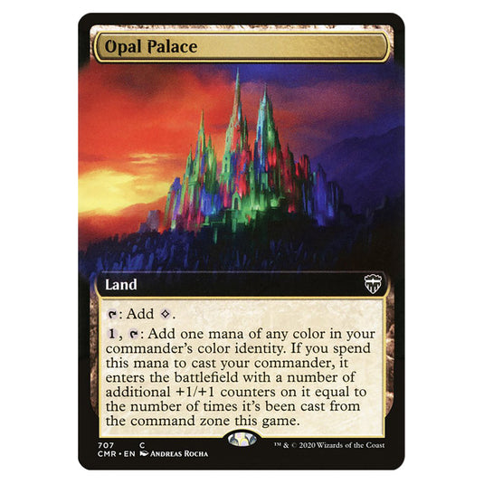Opal Palace 707 card from the Magic The Gathering set Commander Legends