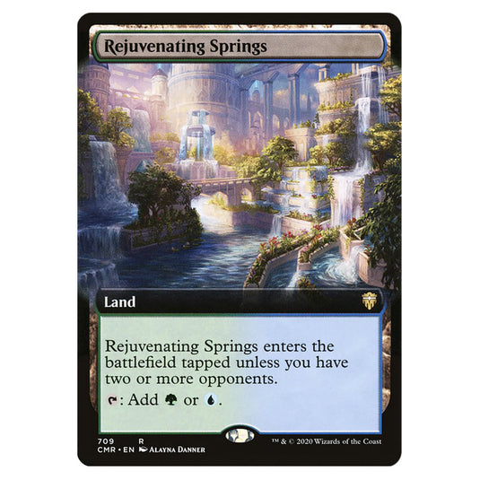Rejuvenating Springs 709 card from the Magic The Gathering set Commander Legends