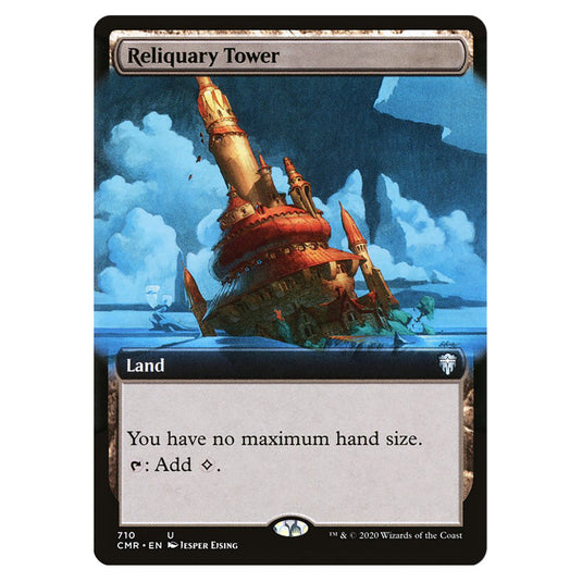 Reliquary Tower 710 card from the Magic The Gathering set Commander Legends