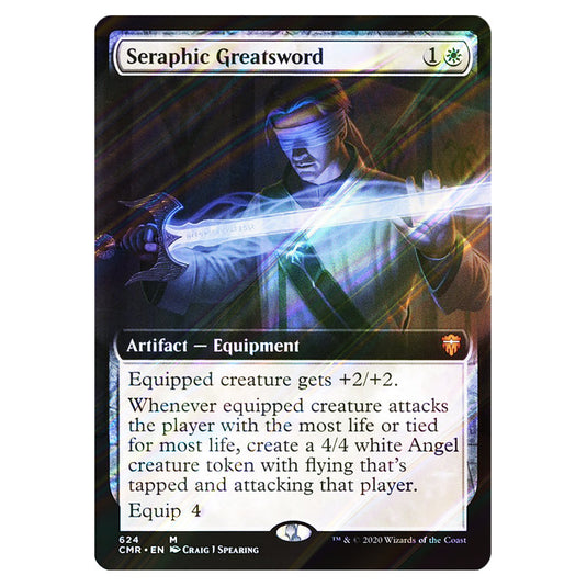 Seraphic Greatsword 624 card from the Magic The Gathering set Commander Legends