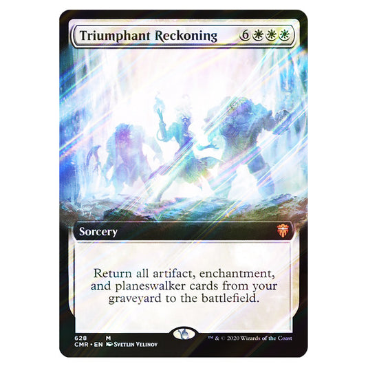 Triumphant Reckoning 628 card from the Magic The Gathering set Commander Legends