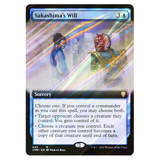 Sakashima's Will 642 card from the Magic The Gathering set Commander Legends