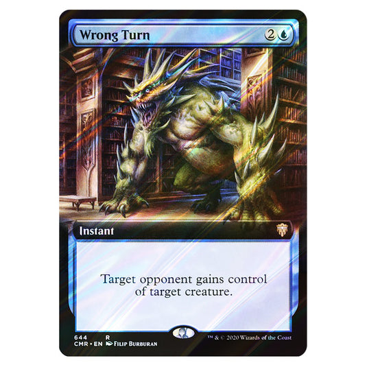 Wrong Turn 644 card from the Magic The Gathering set Commander Legends