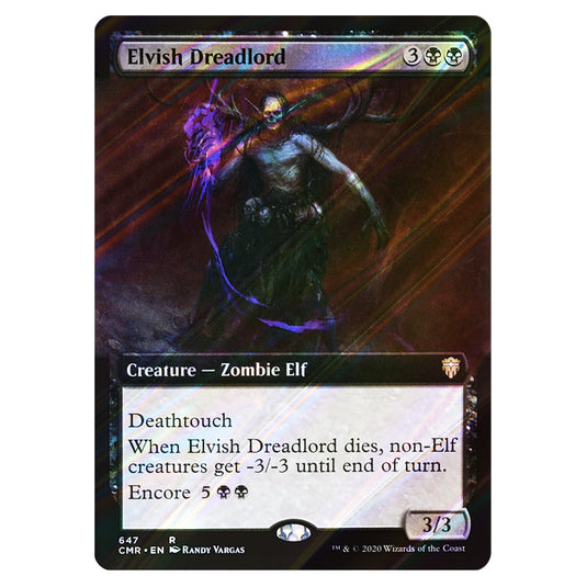 Elvish Dreadlord 647 card from the Magic The Gathering set Commander Legends