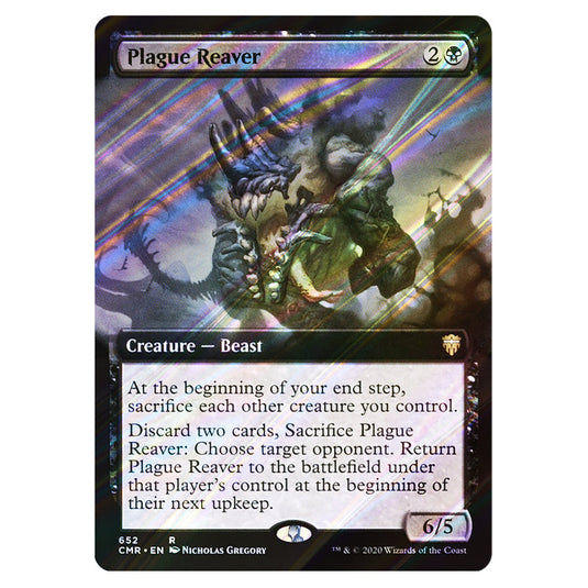 Plague Reaver 652 card from the Magic The Gathering set Commander Legends