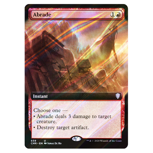 Abrade 659 card from the Magic The Gathering set Commander Legends