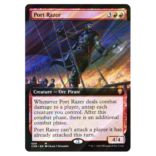 Port Razer 669 card from the Magic The Gathering set Commander Legends