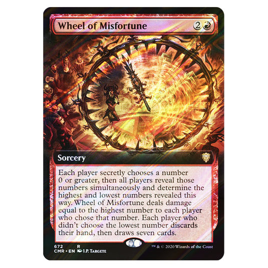 Wheel of Misfortune 672 card from the Magic The Gathering set Commander Legends
