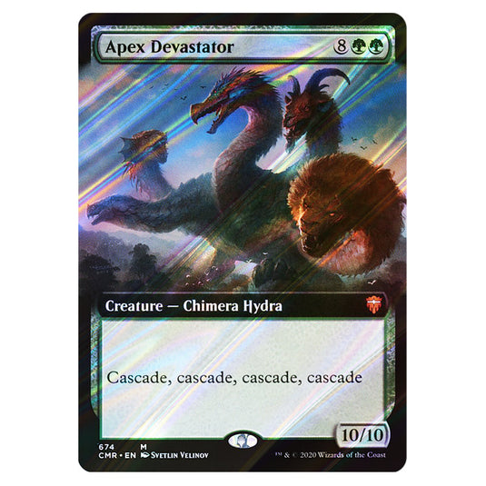 Apex Devastator 674 card from the Magic The Gathering set Commander Legends