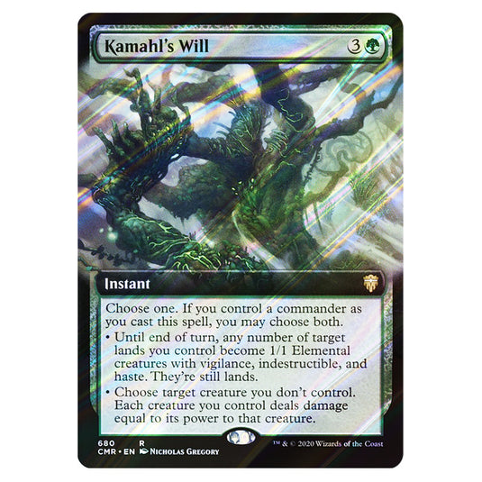 Kamahl's Will 680 card from the Magic The Gathering set Commander Legends